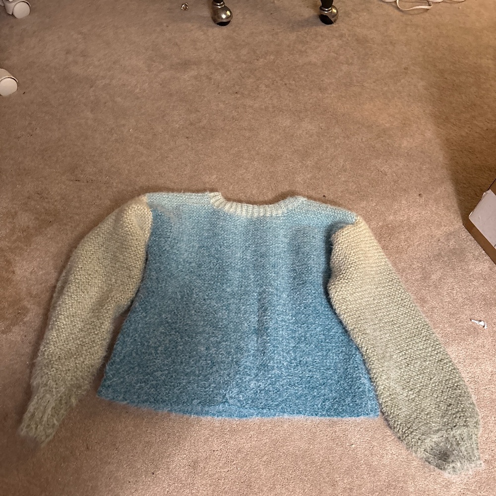 Hand knit sweater